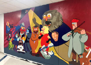Mural project for the Art Honors Society of Northwestern High School