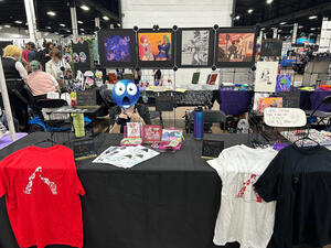 My booth at ThyGeekDom 2024