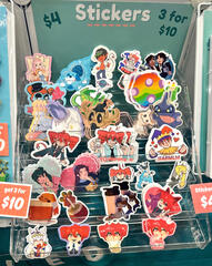 Assorted stickers