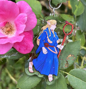 Acrylic key chain of my fandom artwork