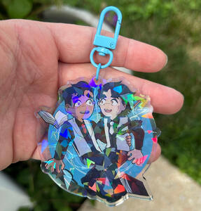 Acrylic key chain of my fandom artwork
