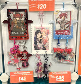 Original concept acrylic photocard holders. Template and concept for holes at the bottom to hold charms created by me