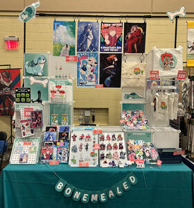 (MOST RECENT) 6 ft full booth setup from Zenkaikon