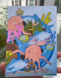 5 x 7 riso print