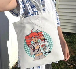 Sublimated tote bag