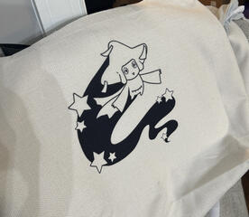 Sublimated tote bag