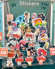 Assorted stickers